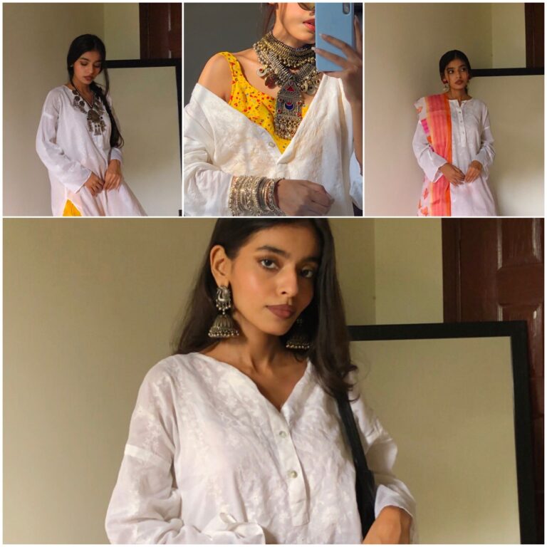 5 ways to style a white kurta