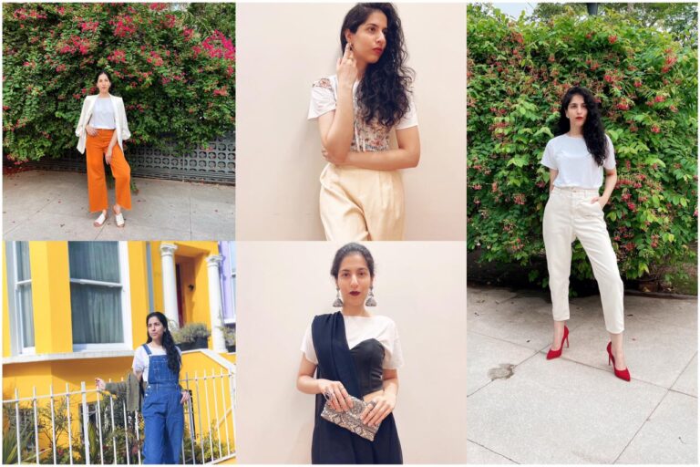 5 ways to style a white t-shirt