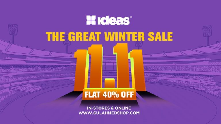 Ideas has FLAT 40% OFF on latest winter trends for 11.11 Sale