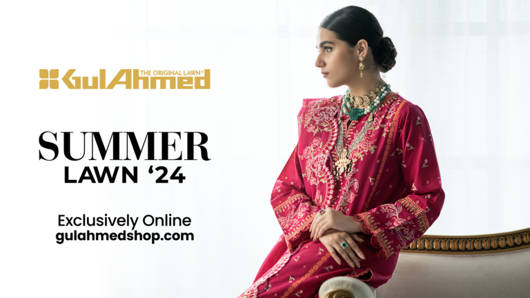 Get Ready to Elevate Your Style with GulAhmed’s 2024 Summer Lawn Collection launching exclusively online.